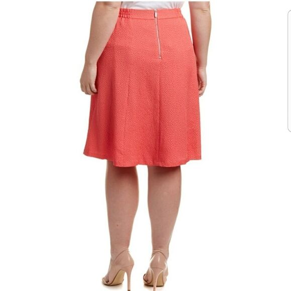 Vince Camuto Pleated A Line Skirt Plus Size NWT Full Figure Size 20W - Picture 2 of 7